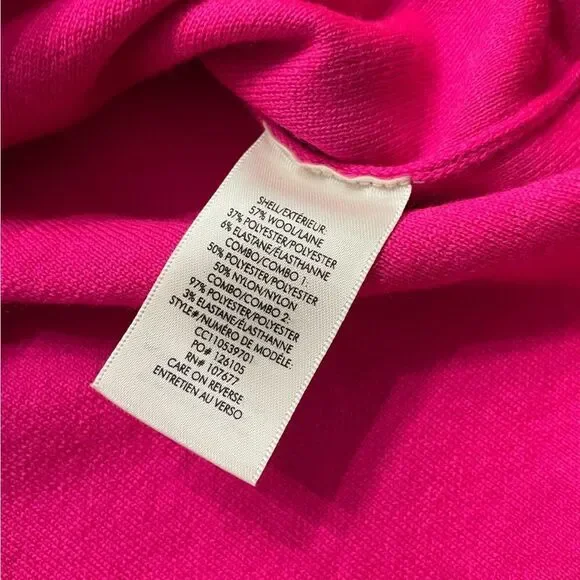 𝅺nwt Alice + Olivia Issa Metallic Puff Long Sleeve Wool Blend Dress Size Large